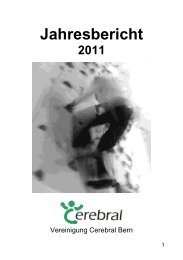 Jahresbericht 2011 - Vereinigung Cerebral