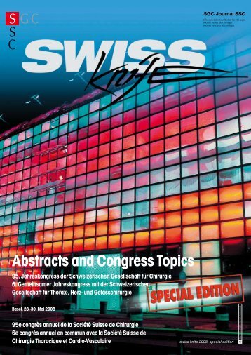 Abstracts and Congress Topics - SWISS KNIFE