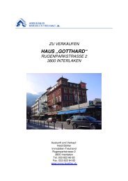 HAUS „GOTTHARD“ - Heidi Bühler Immobilien Treuhand