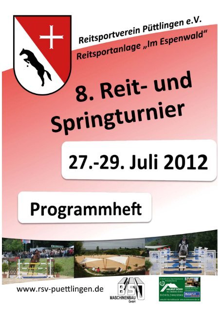 Programmheft 2012 als .pdf (15MB) - Reitsportverein Püttlingen eV