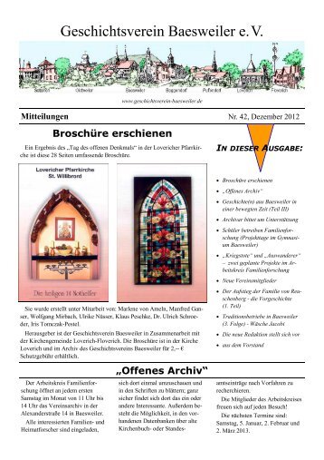 Nr. 42/2012 - Geschichtsverein Baesweiler e.V.