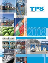 Annual Report TPS 2008