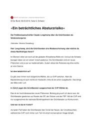 “Ein beträchtliches Absturzrisiko” (Tagi, V ... - Wahlkampfblog