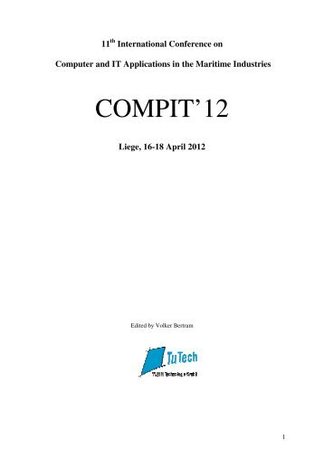 COMPIT 2012 in Liege