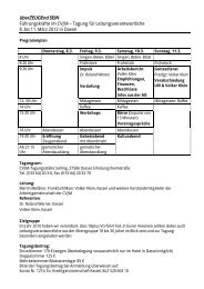 Tagung für Leitungsverantwortliche 8. bis 11. März 2012 ... - CVJM-AG