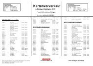 Kartenvorverkauf - Stuttgart Marketing GmbH