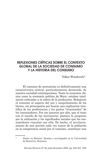 REVISTA DE HISTORIA - Revista Historia - Universidad de Costa Rica