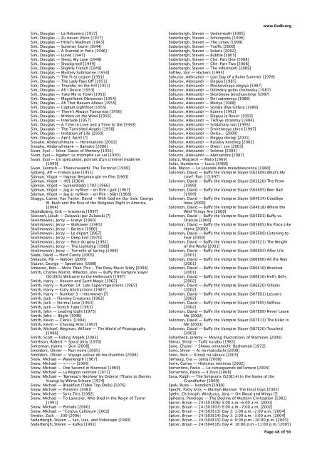 cinema archive - The Oil of the 21st Century