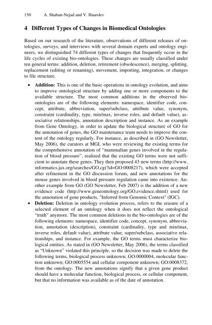 Bio-medical Ontologies Maintenance and Change Management