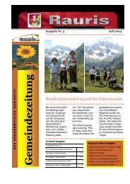 (1,63 MB) - .PDF - Marktgemeinde Rauris