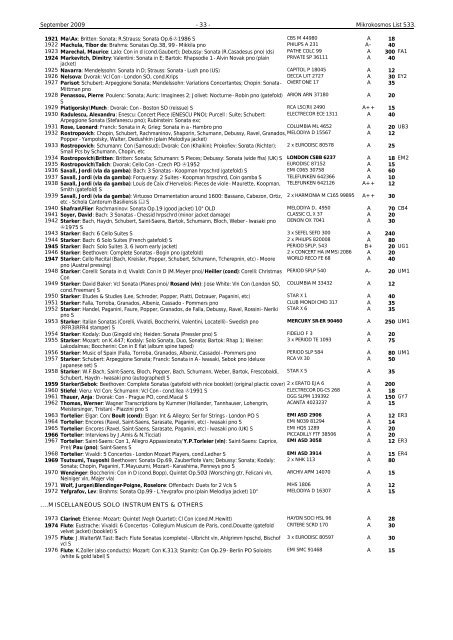 Mikrokosmos List 533. - 2 - September 2009