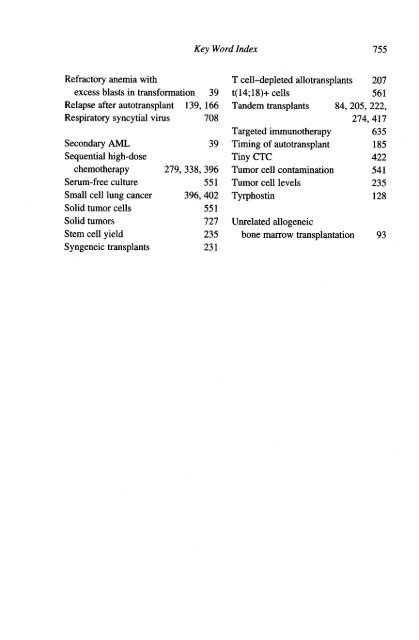 autologous blood and marrow transplantation - Blog Science ...