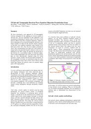 3D Sub-salt Tomography Based on Wave Equation - CGG Veritas