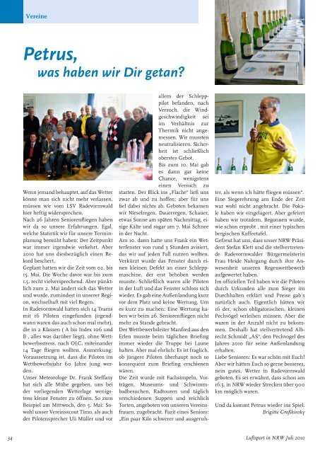 in NRW - Deutscher Aero Club Landesverband Nordrhein Westfalen ...