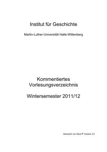 Übung - histdata.uni-halle.de