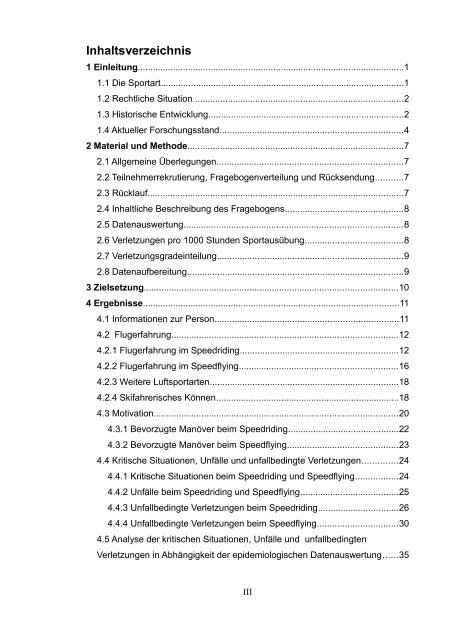 und Unfallrisiko beim Speedriding - Deutsch-Österreichischer ...