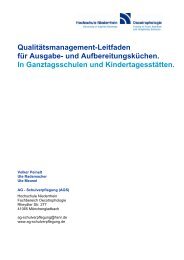 Qualitätsmanagement-Leitfaden für Ausgabe - AG-Schulverpflegung