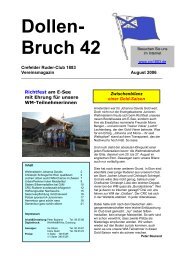 Dollen- Bruch 42 - Crefelder Ruder-Club 1883 eV