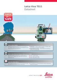 Leica Viva TS11 Datasheet