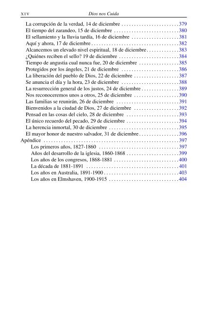 Dios nos Cuida (1991) - Ellen G. White Writings