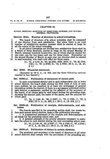 COMPILED CODE - Iowa Legislature - State of Iowa