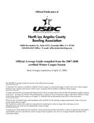 North Los Angeles County Bowling Association - Nlacbowling.com
