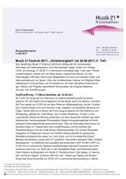 PDF als Download - Musik 21 Niedersachsen 2008-2011