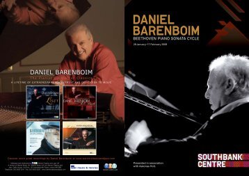 daniel barenboim on euroarts - Arietta