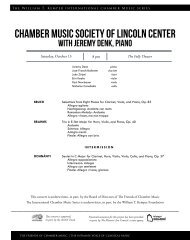 View Program Notes - The Friends of Chamber Music
