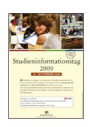 Studieninformationstag 2009 - Studieninformation Baden-Württemberg