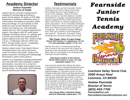 Getting Started In Coaching Tennis