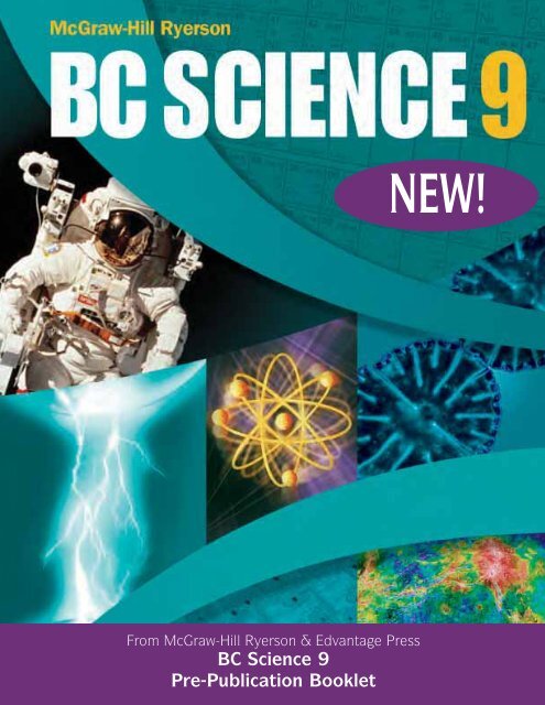 BC Science 9 Pre-Publication Booklet - bcscience.com