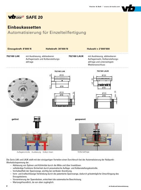 Das einzigartige Nullpunkt-Spannsystem - Vischer & Bolli AG