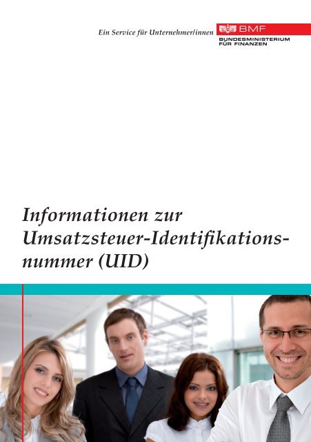 Informationen zur Umsatzsteuer-Identifikations- nummer (UID)