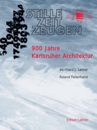 900 Jahre Karlsruher Architektur - BJ Lattner