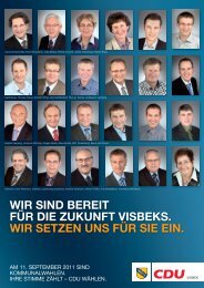 flyer DINA4_110601.indd - CDU Gemeindeverband Visbek