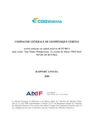 COMPAGNIE GENERALE DE GEOPHYSIQUE-VERITAS - CGGVeritas