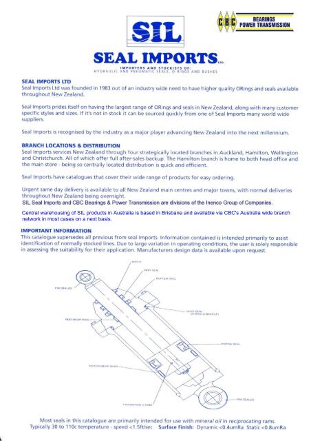 SIL Hydraulic Seals