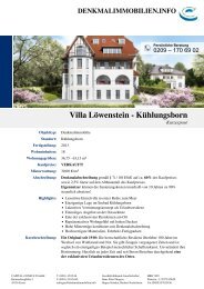 Villa Löwenstein - Kühlungsborn - Mit Denkmalimmobilien Steuern ...