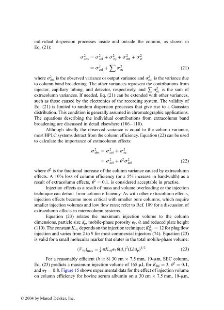 Handbook of Size Exclusion Chromatography and Related ...