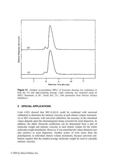 Handbook of Size Exclusion Chromatography and Related ...