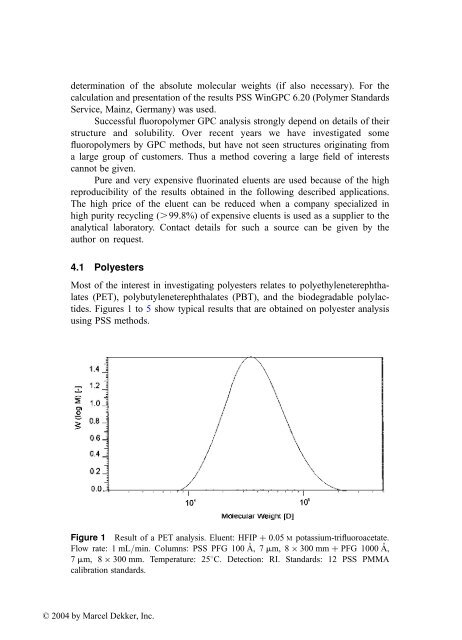 Handbook of Size Exclusion Chromatography and Related ...