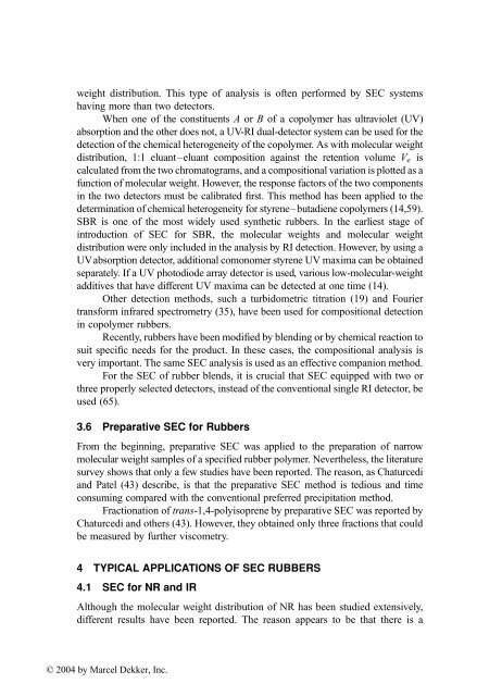 Handbook of Size Exclusion Chromatography and Related ...