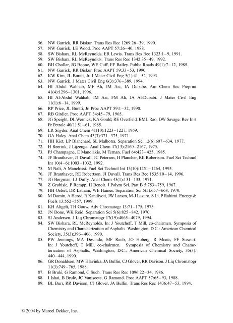 Handbook of Size Exclusion Chromatography and Related ...