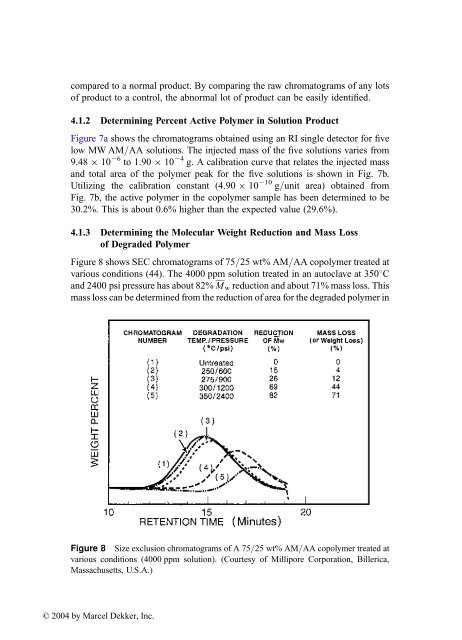 Handbook of Size Exclusion Chromatography and Related ...