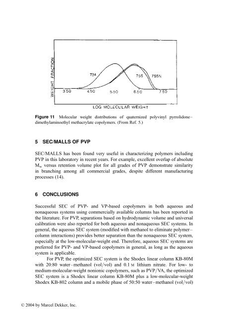 Handbook of Size Exclusion Chromatography and Related ...