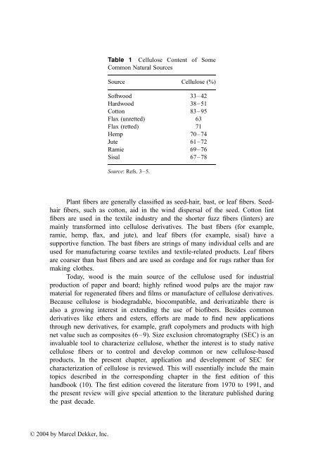 Handbook of Size Exclusion Chromatography and Related ...