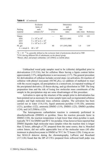 Handbook of Size Exclusion Chromatography and Related ...