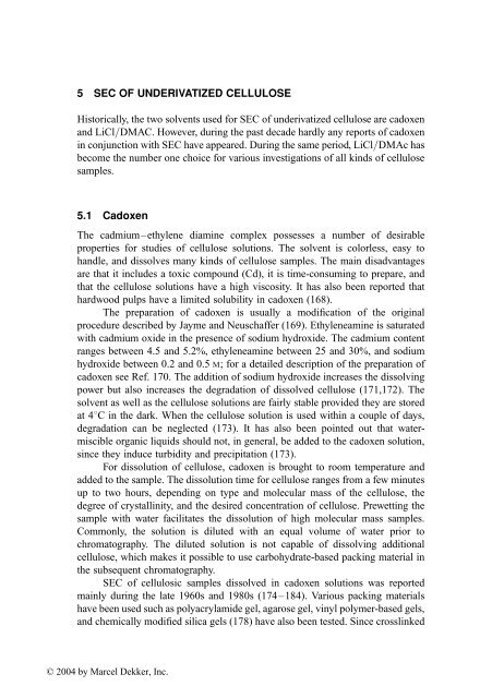 Handbook of Size Exclusion Chromatography and Related ...