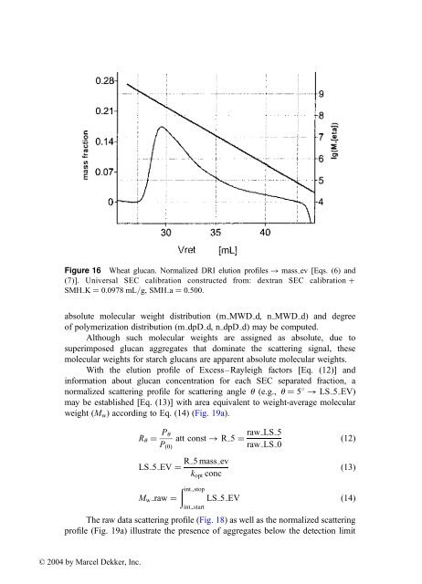 Handbook of Size Exclusion Chromatography and Related ...